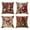 D, variant on HUISZJ 4pcs Christmas Throw Pillow Covers, 18x18 Inch Exquisite Prints Soft Velvet Pillowcase,Christmas Theme Cushion Cases for Home Office Decor (F)