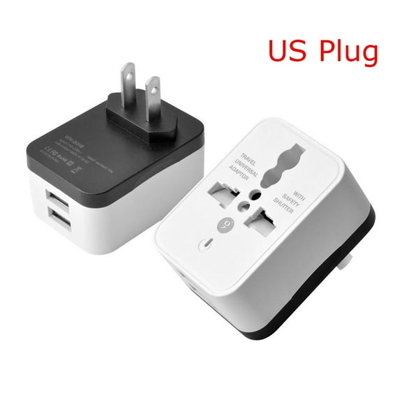 1pc Travel Accessory Europe European Power Charger Socket Plug UK EU US to Universal Converter Travel Adapter Outlet Connector US PLUG