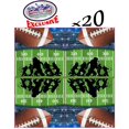 thumbnail image 6 of Deluxe Football Theme Party Supplies Pack for 20 People, Includes 20 Large Plates, 20 Small Plates, 20 Napkins, 20 Cups & 2 Table Covers - Perfect for Gameday or Birthday (82 Pieces Total), 6 of 6