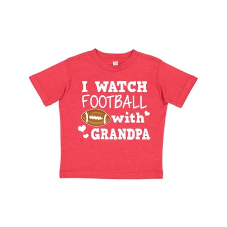

Inktastic I Watch Football with My Grandpa Gift Toddler Boy Girl T-Shirt