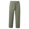 thumbnail image 1 of Wyzesi Mens Pants Formal Mini Men's Spring and Fall Workwear Pants Retro Zipper Pockets Loose Drawstring Pants Simp Le Christmas Casual Pants Costumes, 1 of 9