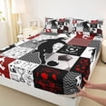 thumbnail image 3 of jejeloiu Boys Soccer Sport Twin Sheet Sets,Football Gamer Bedding For Kids 3-Piece, 3 of 7