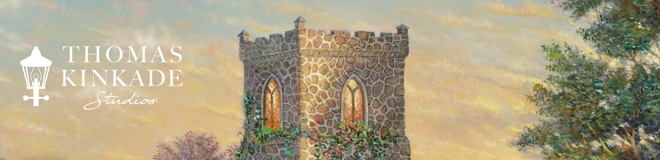 Ceaco 1000-Piece Thomas Kinkade Willow Wood Chapel Interlocking Jigsaw Puzzle
