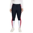 thumbnail image 4 of Women's WEAR by Erin Andrews Navy/Red Houston Texans Color-Block Leggings, 4 of 6