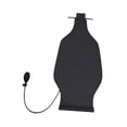 thumbnail image 4 of Cojín inflable de apoyo para la espalda, diseño ergonómico, compatible con asientos de coche, duradero. Negro, 4 of 9