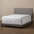 thumbnail image 6 of Baxton Studio Brookfield Beige Fabric Upholstered Queen Size Bed, 6 of 6