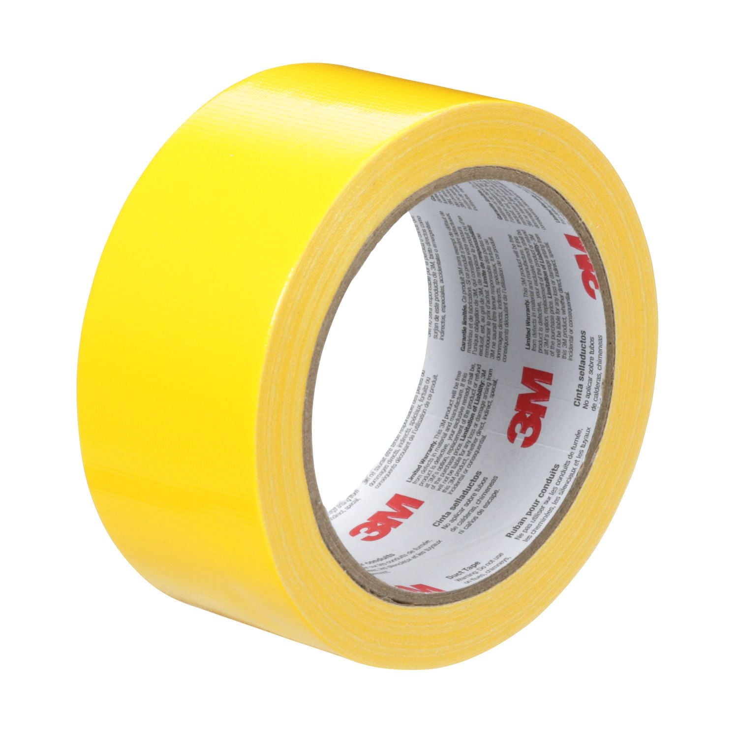 3M™ Multi-Purpose Duct Tape, 3920-YL, Yellow, 1.88 in x 20 yd, 1 Per Pack