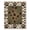 Brown, Pattern 4, variant on ODIKA 5' x 7' Machine Washable Non-Slip Area Rug, primitive print High Traffic Rug, Gray, 1014726