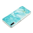 thumbnail image 4 of Allytech Compatible with Samsung Galaxy A70 Case, Marble Design Series Case for Women Boys Girls Soft Slim TPU Shockproof Cover for Samsung A70 6.7 (2019), Green Marble, 4 of 5
