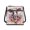 Cow Flower, variant on Vintage Mushroom & Botanical Print Durable Women's Shoulder Bag for Outings Work, Spacious Durable Zipper Crossbody Purse Smooth Zipper Satchel Bag