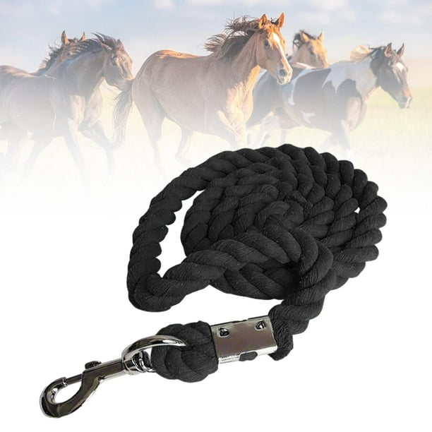 S SERENABLE Horse Lead Rope Bolt Snap Clip Soft Durable for