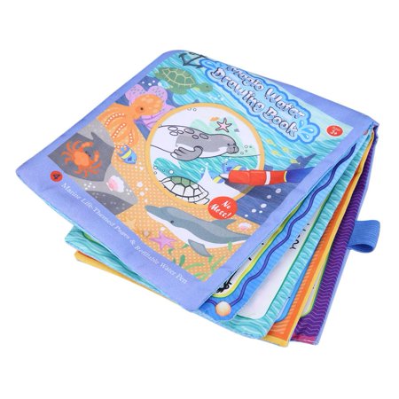 Lhcer Bebe Peinture Jouets Bebe Enfants Dessin D Eau Peinture Tissu Livre Avec Stylo Apprentissage Jouer Jouets Presente Reutilisable Kid Peinture Jouet Walmart Canada