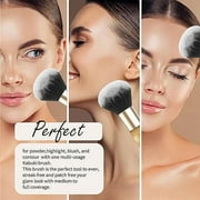 TADA Natural Beauty Kabuki Brush for Foundation Powder Blush & Bronzer, Makeup Brushes for Liquid Cream and Powder