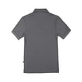thumbnail image 2 of A2Y Men's Soft Quick Dry Durable Golf Short Sleeve Polo Shirts Charcoal L, 2 of 3