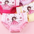 thumbnail image 5 of Nwiuh 4 Pcs Little Girls Toddler Kids Ballet Princess Underwear Boxers Briefs Panties (Light Pink, 6-7 Years), 5 of 5