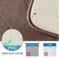 thumbnail image 3 of HLONK Large Bathroom Rugs Non Slip  Memory Foam Bath   PVC Dot Bottom Quick Dry Bath Rug Runner  Absorbent Shower  for Bathroom Floor Tub  24 x 36 Inch  Gray, 3 of 10