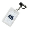 thumbnail image 2 of Soumake Card Holder Casual Tiny Bell Anti-magnetic Transparent Cartoon Unisex ID Card Key Chain Case Bag for Student, 2 of 8