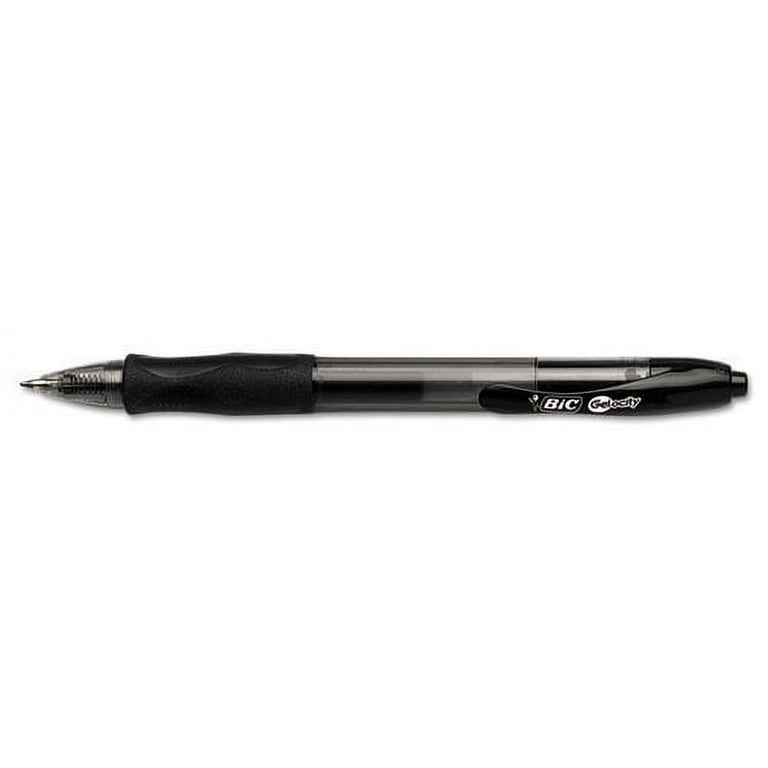 Gel-ocity Gel Pen, Retractable, Medium 0.7 mm, Black Ink, Translucent Black Barrel, Dozen Gel-ocity Gel Pen, Retractable, Medium 0.7 mm, Black Ink, Translucent Black Barrel, Dozen