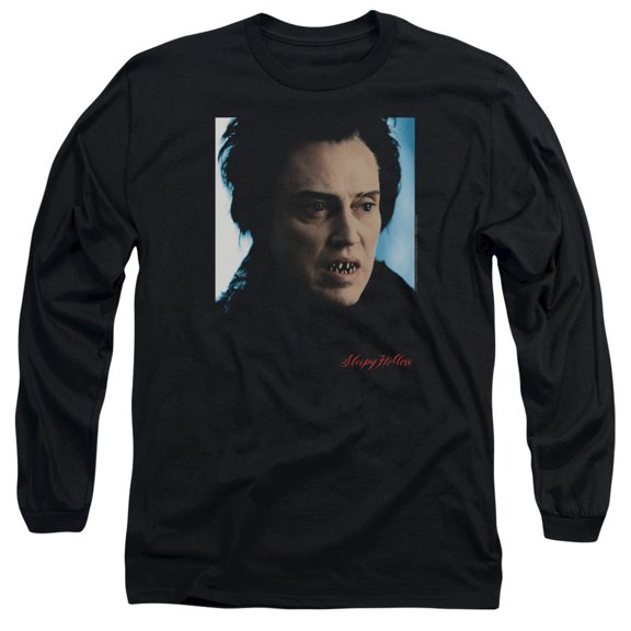 Sleepy Hollow Horseman Long Sleeve Adult 18/1 T-Shirt Black