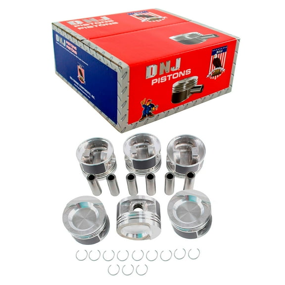 DNJ P815 Std. Complete Piston Set Fits Cars & Trucks 92-05 Volkswagen Corrado 2.8L DOHC SOHC