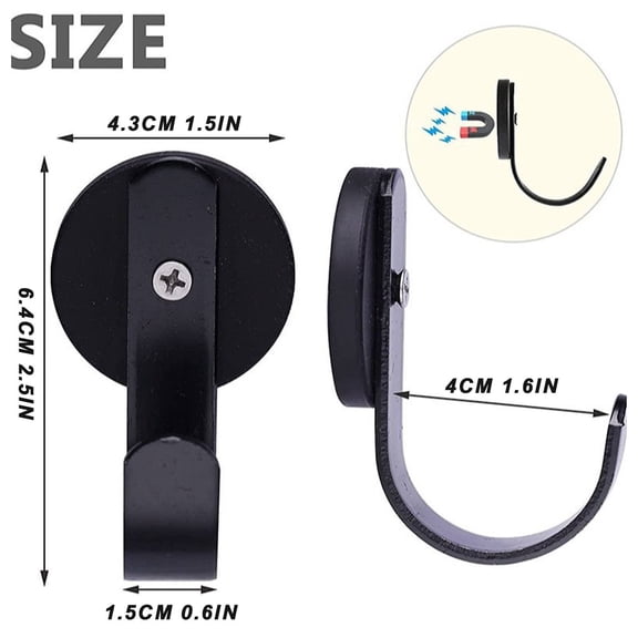 Heavy Duty Magnetic Wreath Hanger Hook for Front Door Refrigerator Christmas Decoration