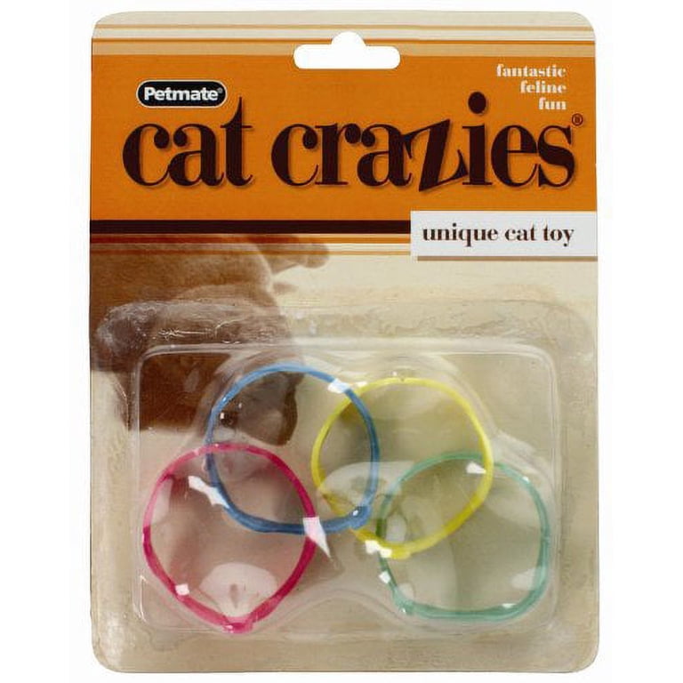 Fat Cat Interactive Flip and Bounce Cat Crazies Toy for Feline Fun