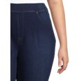Terra & Sky Women's Plus Size High Rise Pull On Capri Jeggings, 2Pack
