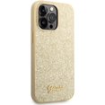 thumbnail image 4 of Guess Phone Case for iPhone 14 Pro in Gold Glitter Flakes, Anti-Scratch PC/TPU, Comfortable & Durable Hard Case, 4 of 5
