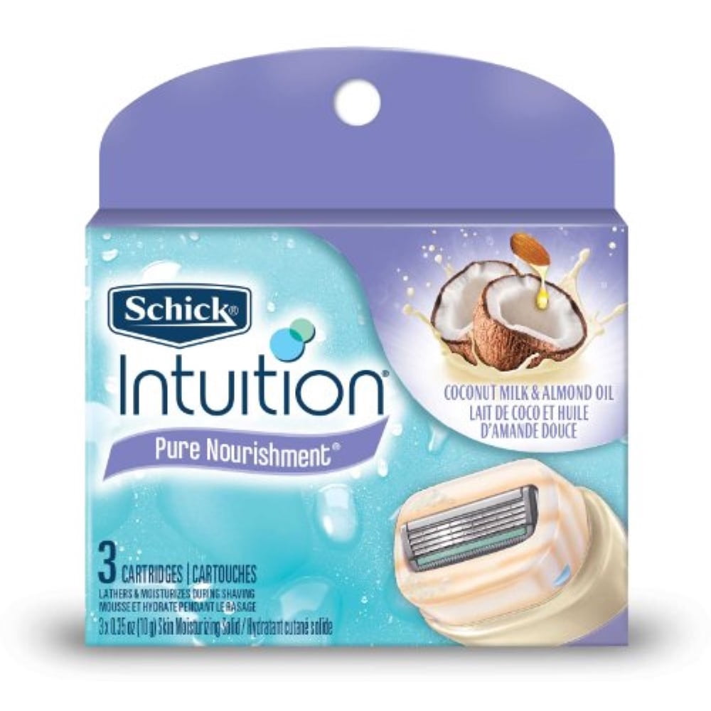 Schick Intuition Pure Nourishment with Coconut Milk & Almond Oil Razor
