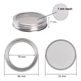 thumbnail image 2 of VIVEFOX 4Pack Sprouting Lids with Stainless Steel Screen for Wide Mouth Mason Jar Sprouting Lids Kit, 2 of 7