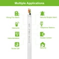 thumbnail image 4 of SYSTON 16/4 Fire Security Burglar Station Sound Alarm Control Cable Wire, Plenum-Rated CMP/CL3P Shielded Stranded Copper UL/ETL, UV Resistant for Indoor/Outdoor Low Voltage Application Use - 500 FT, 4 of 7