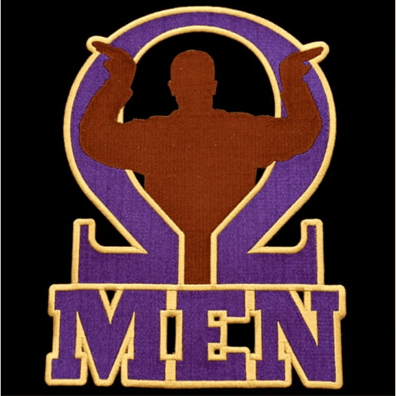 OPP 2 3/4"T Omega Men Emblem W/Heat Seal Backing