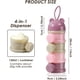 thumbnail image 2 of Dispensador para bebés, 4 compartimentos, dispensador de leche en polvo para fórmula para bebés, caja dosificadora, dispensador de leche en polvo para fórmula infantil, caja de leche portátil, puede TUNC Sencillez, 2 of 4