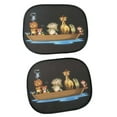 thumbnail image 3 of 2 uds parasoles de ventana de coche Protector solar patrones de animales de dibujos animados bloque cubierta opaca de luz cortina de privacidad para n Estilo B, 3 of 8