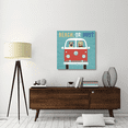thumbnail image 2 of Global Gallery's 'Beach Bums Bus' By Michael Mullan Stretched Canvas Wall Art, 2 of 4