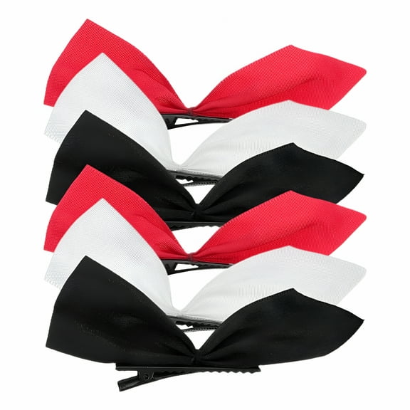 VANIDO 3 Pairs Hair Bow Clips Large Hair Bow Barrettes Hair Pins Bowknot Clips Hair Accessories For Women Girls Toddlers Teens Kids