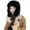 Black, variant on DanceeMangoos Faux Fur Trapper Hat Aviator Hat for Women Furry Warm Ushanka Hat Bucket Cap Winter Russian Hats with Ear Flaps Ski Cap
