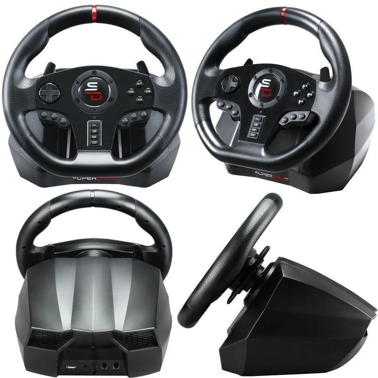 ハンドル、ステアリングコントローラー SUBSONIC GS850-X SUBSONIC Gs850-X Superdrive Racing Wheel Instructions