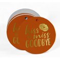 thumbnail image 2 of Inkdotpot Pack Of 100 Real Gold Foil Paper Tags Kiss The Miss Goodbye Bridal Shower Favor Hang Tags, 2 of 6