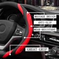 thumbnail image 3 of Funda para volante Osilly piel de coche 38 cm color rojo, 3 of 6