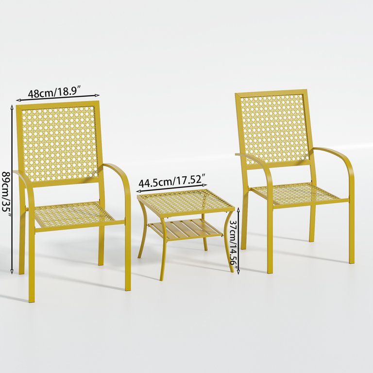 Patio Bistro Set, Pieces Outdoor Patio Furniture Set, Modern