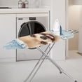 thumbnail image 2 of HELLHERO Chihuahua Denim Frame Ironing Board Cover 3 Fasteners Hook and Loop Iron Board Cover Polyester Fiber Fabric for Friends, 2 of 5