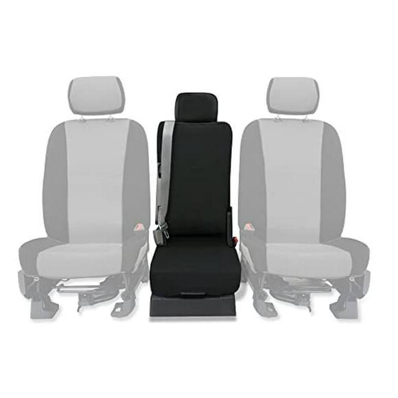 CarsCover Custom Fit 2015-2018 Ford F150 F250 F350 Pickup Truck Neoprene Car Front Center Jump Seat Cover and Console Cover