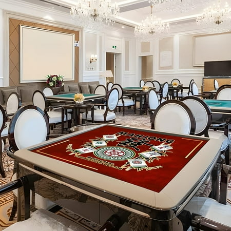 

Kcavykas Black and Friday Deals 2024 Placemats Mahjong Mat Reduction Mahjongg Table Mat Mahjong Accessories Tablecloth Game Poker Domino Game Game Mat for Card Board and Tile Games 70x70cm -C