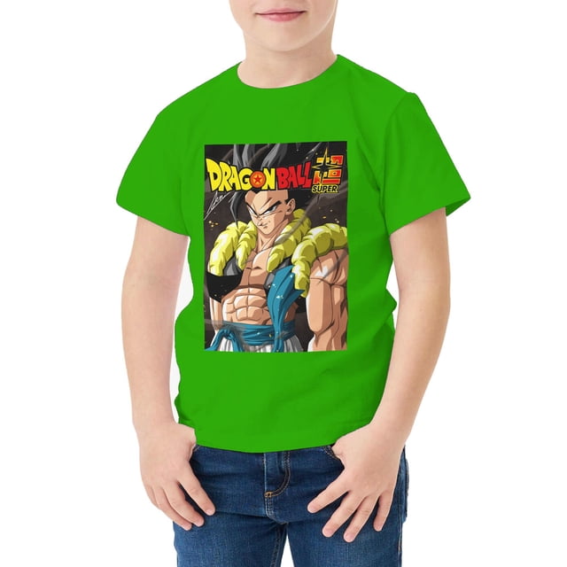 Camiseta Algodón de DBZ para niños