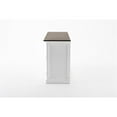 thumbnail image 5 of NovaSolo Buffet with 4 Doors 3 Drawers Halifax Solid Wood in White and Brown, 5 of 5