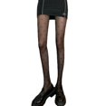 thumbnail image 5 of Pantalones Medias de seda negras para mujer Medias finas de primavera verano otoño Sexy adelgazantes Lazo Amor Lunares Punto Leggings Calcetines Mujer, 5 of 5