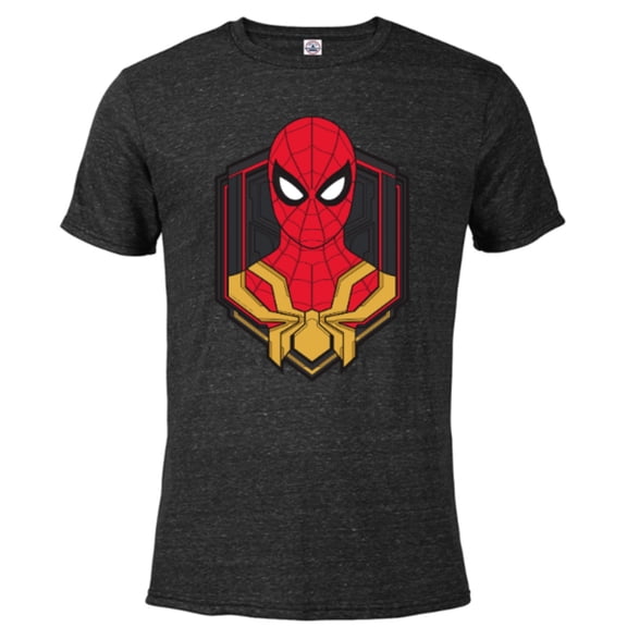 Marvel Spider-Man: No Way Home Spidey - Short Sleeve Blended T-Shirt for Adults – Customized-Black