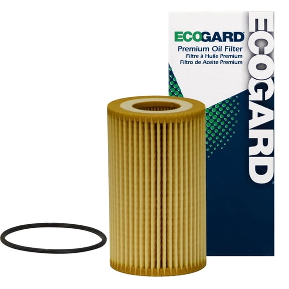 ECOGARD X10436 Premium Cartridge Engine Oil Filter for Conventional Oil Fits Audi Q7 3.0L 2017-2019, A6 Quattro 3.0L 2015-2018