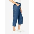 thumbnail image 3 of Woman Within Plus Size Carpenter Denim Capri, 3 of 3